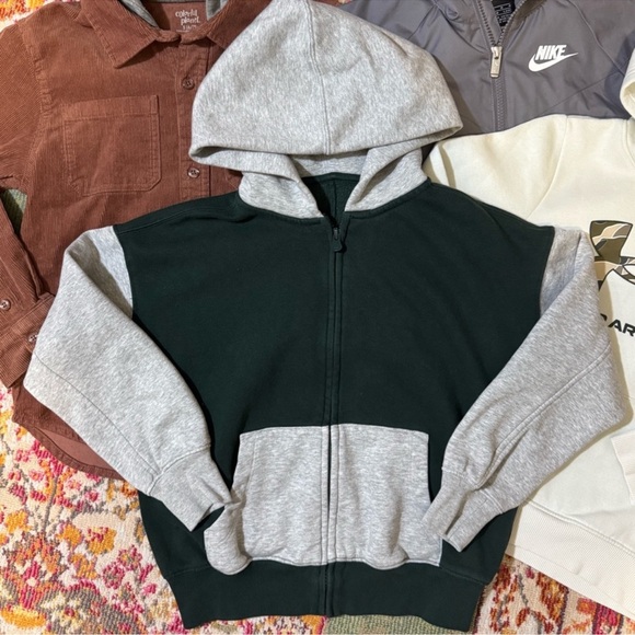 Boys Small SpiderMan Hoodie Gap Colorblock Zip Up Nike Windbreaker Jacket Bundle - Picture 4 of 7